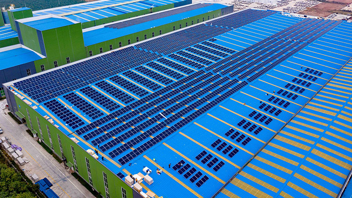 2MW C&I Rooftop Project in Shandong, China