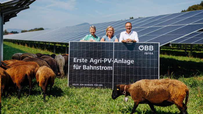 Agri-PV plant powers ÖBB trains